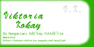 viktoria kokay business card